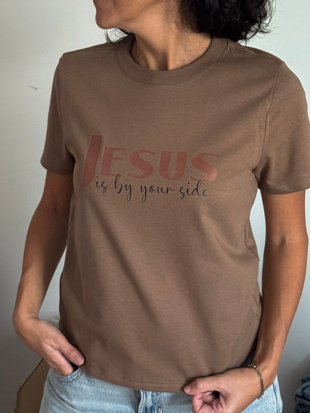 Jesus is by your side T-shirt